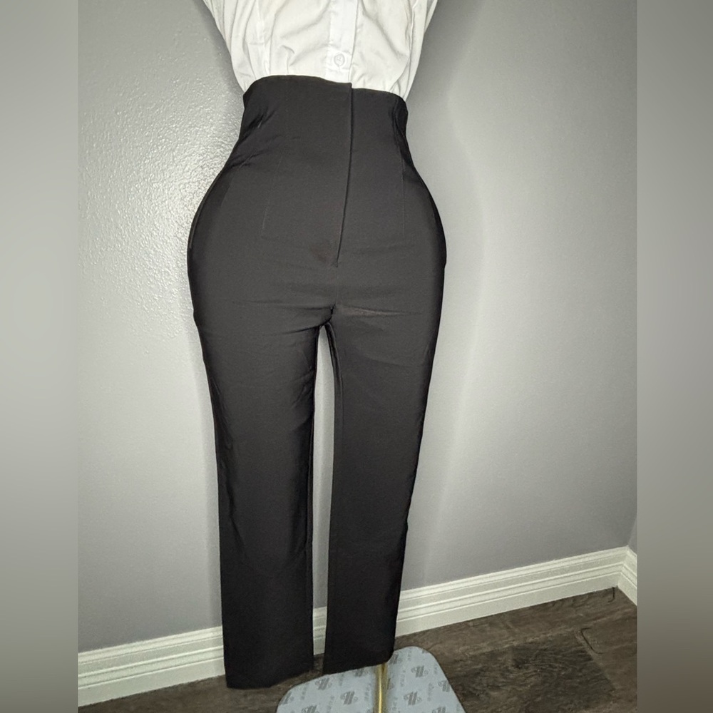 Ovi Black Straight Leg Pants